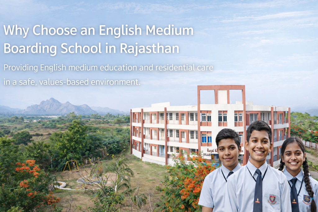 Why Choose an English Medium Boarding School - Royal Rajasthan Pubic School